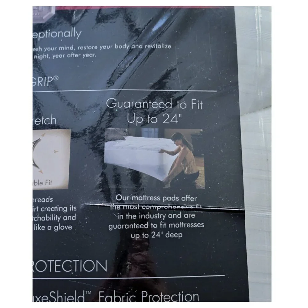 Stearns & Foster 600 Thread Count Covington Plush Mattress Pad Twin Size